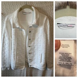 Isaac Mizrahhi Live! XL Quilted Jean Style Jacket